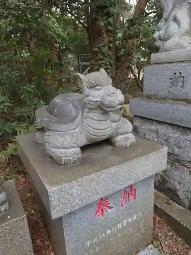 柴崎神社の狛犬