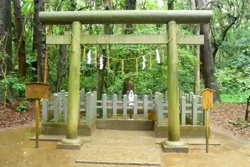 奥宮(鹿島神宮摂社)の鳥居