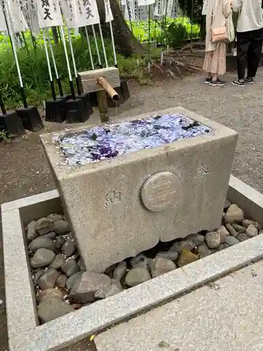 旗上弁財天社の手水舎