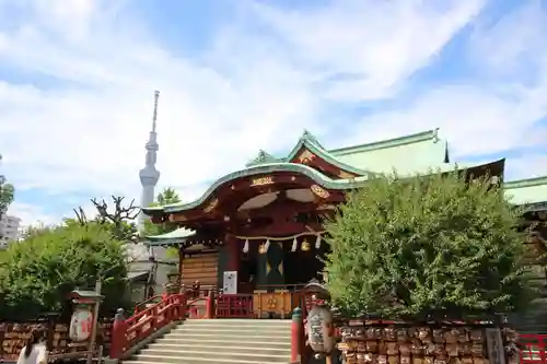 亀戸天神社の本殿・本堂