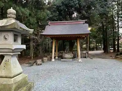 山宮浅間神社の手水舎