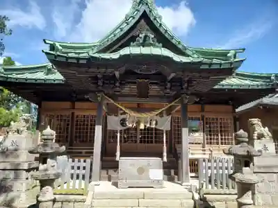 植田八幡神社の本殿・本堂