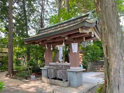 北澤八幡神社の手水舎