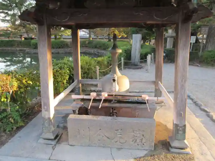 法隆寺の手水舎