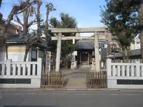 今泉神社の鳥居