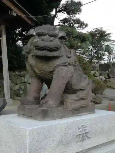 金ヶ作熊野神社の狛犬