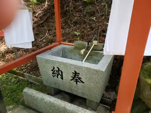 奥山愛宕神社の手水舎