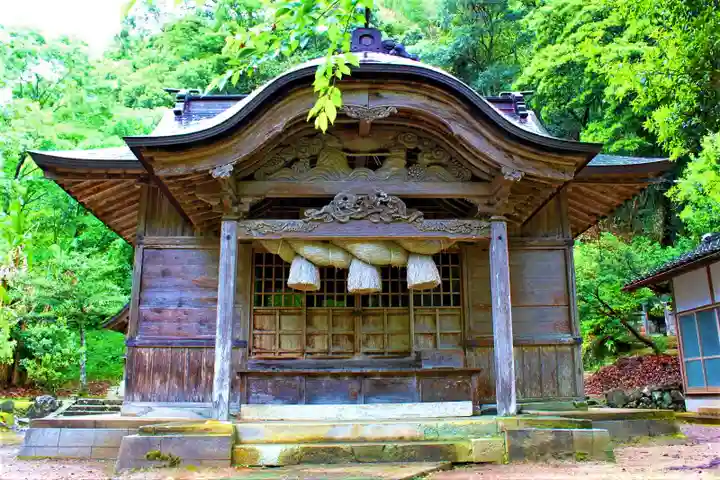 田村神社の本殿・本堂