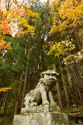 戸隠神社宝光社の狛犬