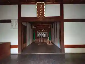 内外神明社の本殿・本堂