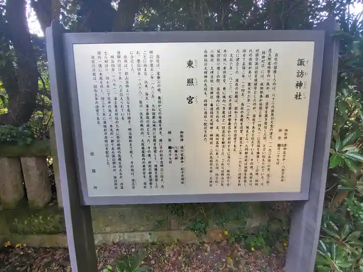 忍 諏訪神社・東照宮 (埼玉県)
