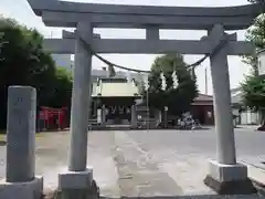 出来野厳島神社の鳥居