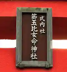 櫛玉比女命神社(奈良県)