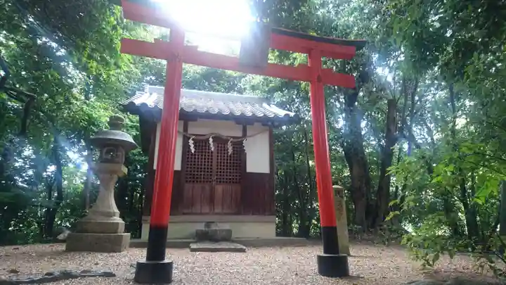 神奈備神社(龍田大社末社)の鳥居