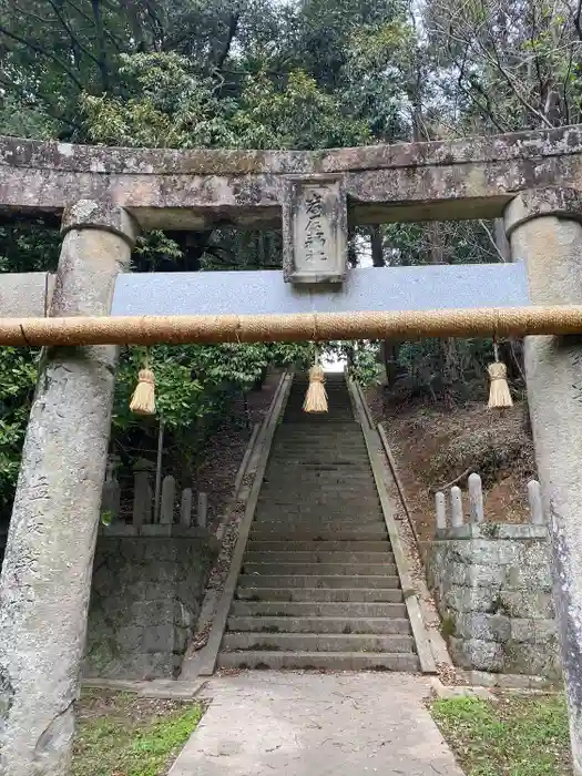 岩屋神社の鳥居