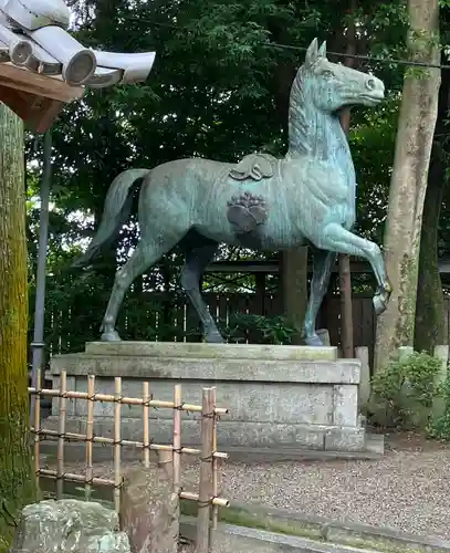 神明社（祖父江神明社）の像