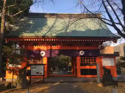 葛飾八幡宮の山門・神門