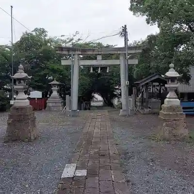 下清水八幡神社の鳥居