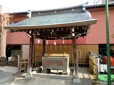小村井 香取神社の手水舎