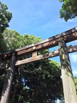 明治神宮の鳥居