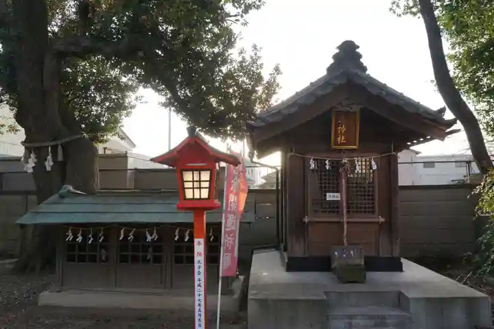 上青木氷川神社の末社・摂社