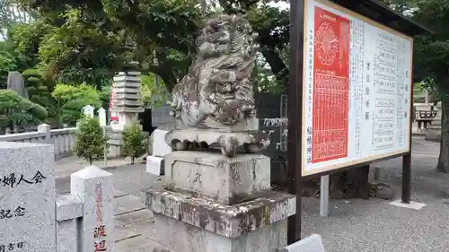 正ノ木稲荷 稲積神社の狛犬