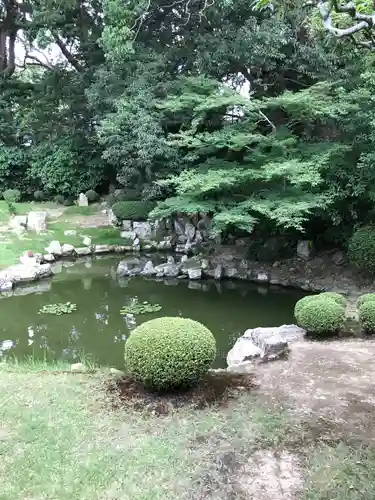 萬福寺の庭園