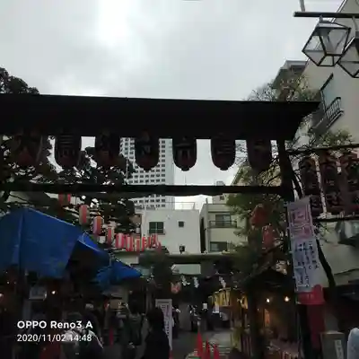 練馬大鳥神社の鳥居