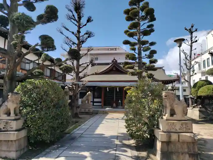 みなと八幡神社の本殿