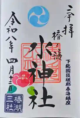 椿ノ海　水神社の{uncategorized: "未分類", other: "その他", undefined: "問題あり", building: "その他建物", grave: "お墓", sacred_gate: "鳥居", guardian: "狛犬", statue: "像", buddha: "仏像", history: "歴史", nature: "自然", garden: "庭園", animal: "動物", pagoda: "塔", temizu: "手水舎", mountain_gate: "山門・神門", sanctuary: "本殿・本堂", subordinate: "末社・摂社", art: "芸術", scenery: "景色", jizo: "地蔵", ema: "絵馬", goshuin: "御朱印", omikuji: "おみくじ", items: "授与品その他", amulet: "お守り", goshuincho: "御朱印帳", eats: "食事", festival: "お祭り", votive_dance: "神楽", shichigosan: "七五三参", wedding: "結婚式", experience: "体験その他", initially: "初詣", around: "周辺", anti_infection: "感染症対策"}