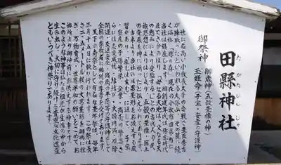 田縣神社の歴史