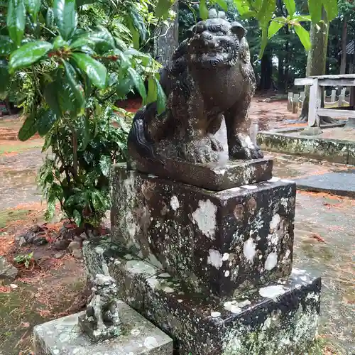 川津来宮神社の狛犬