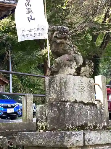 高尾山麓氷川神社の狛犬