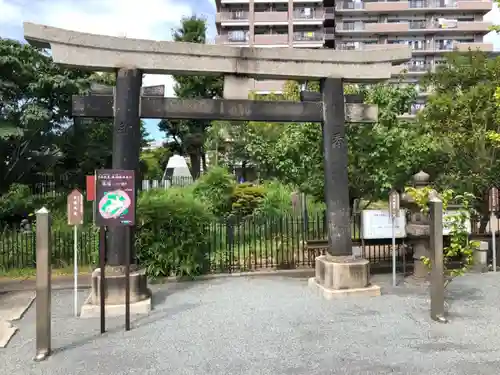 亀戸浅間神社の鳥居