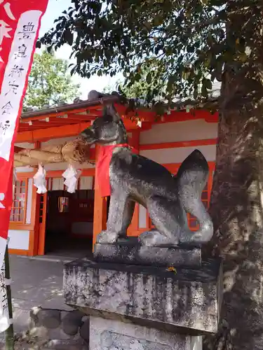 真清田神社の狛犬