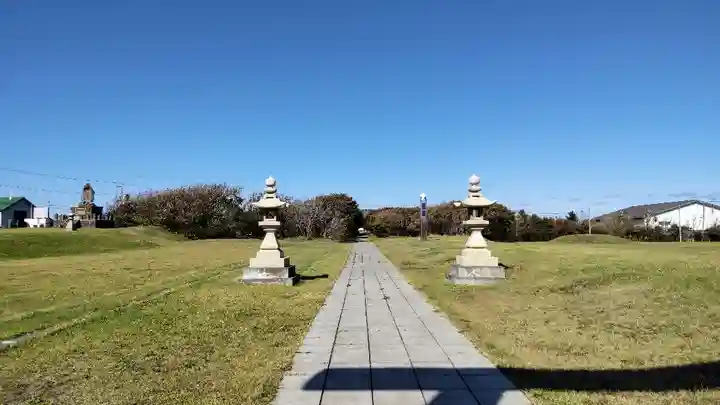 天塩厳島神社の景色