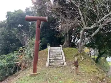 神社(名称不明)の鳥居