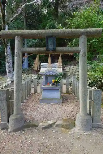 中山寺奥之院の鳥居