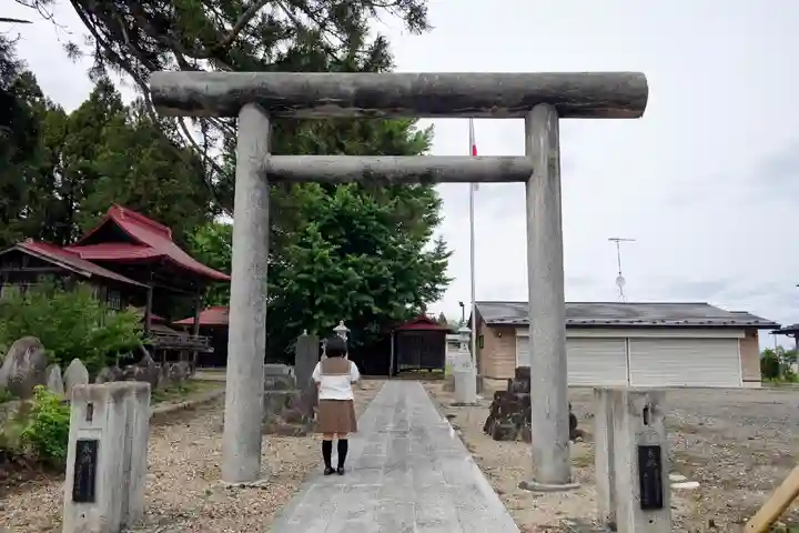 川崎神明社の鳥居