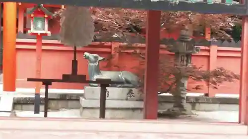 西院春日神社の狛犬