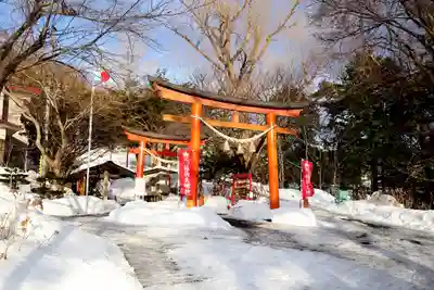 虻田神社の鳥居