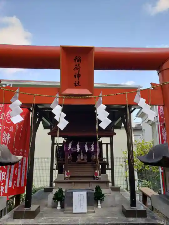 穏田神社の鳥居