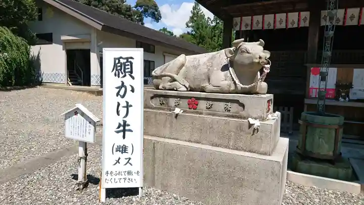 矢奈比賣神社(見付天神)の狛犬