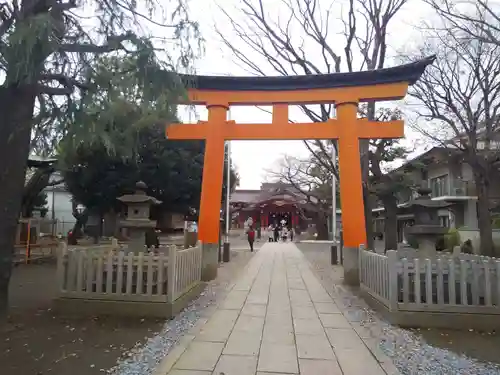 旗岡八幡神社の鳥居