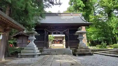 河口浅間神社の山門・神門
