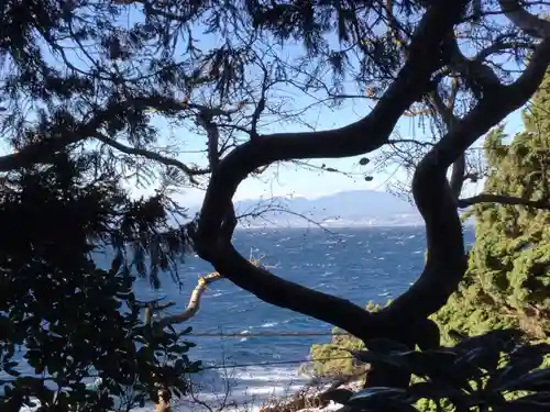 大瀬神社の景色