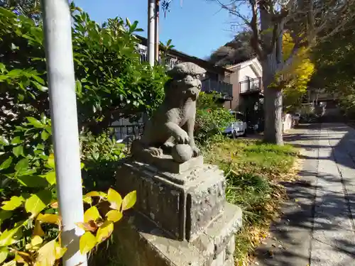 五所神社の狛犬