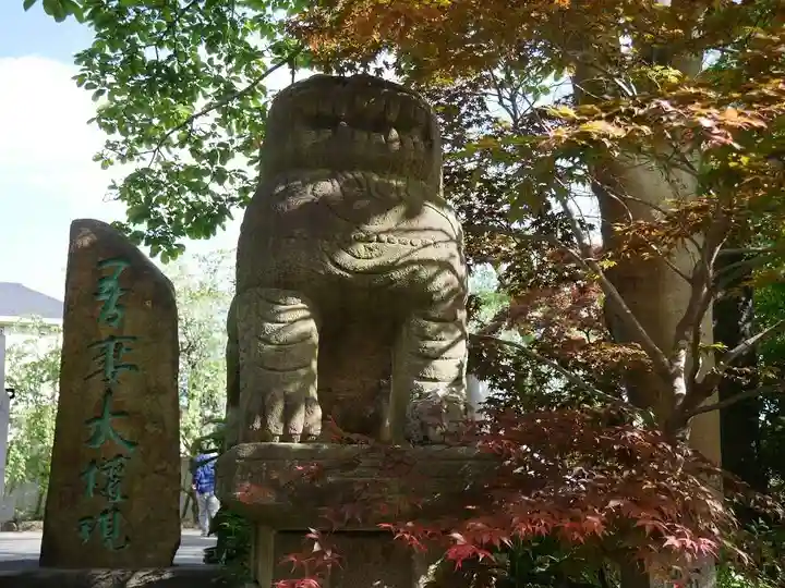 善養寺(善養密寺)の狛犬
