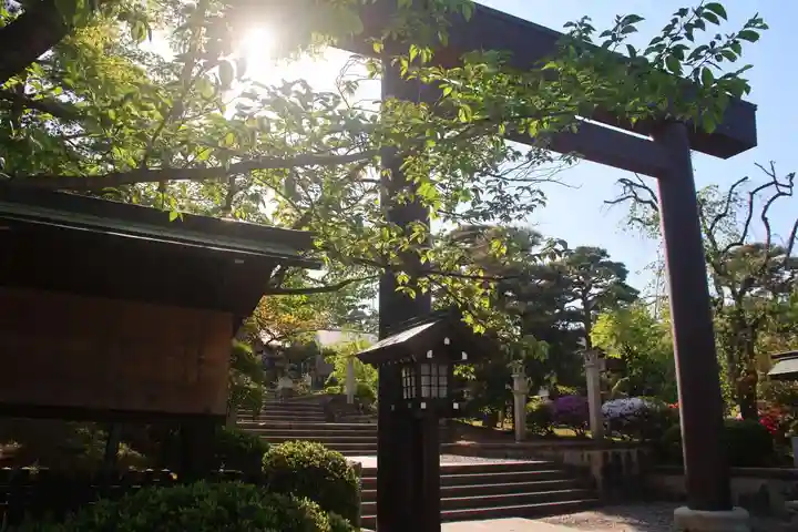 開成山大神宮の鳥居