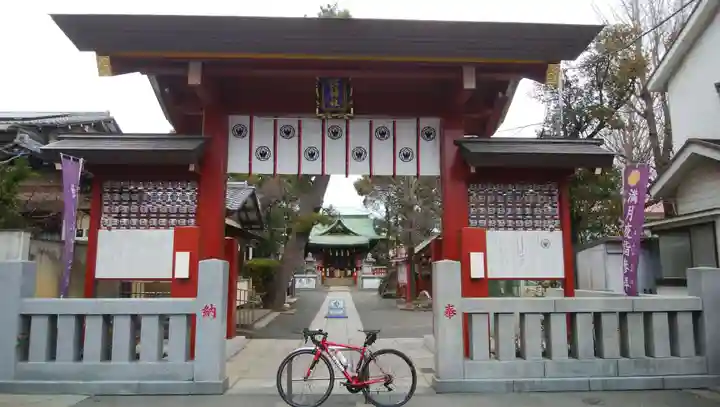 五方山熊野神社の山門・神門